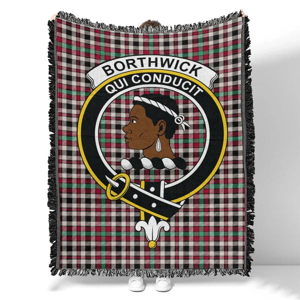 Borthwick Dress Ancient Tartan Classic Crest Woven Blanket