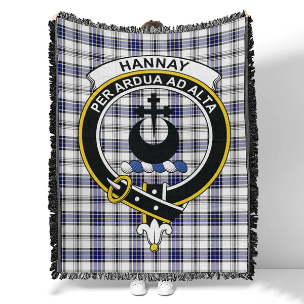 Hannay Modern Tartan Classic Crest Woven Blanket