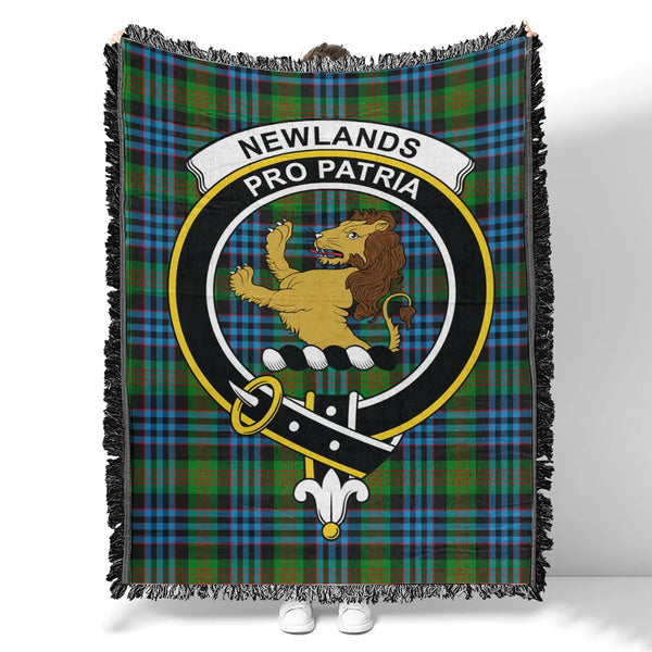 Newlands of Lauriston Tartan Classic Crest Woven Blanket