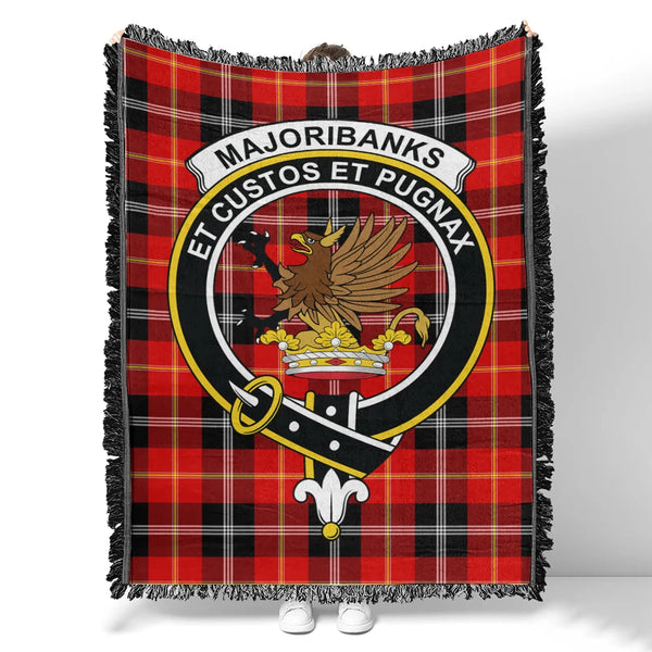 Marjoribanks Tartan Classic Crest Woven Blanket