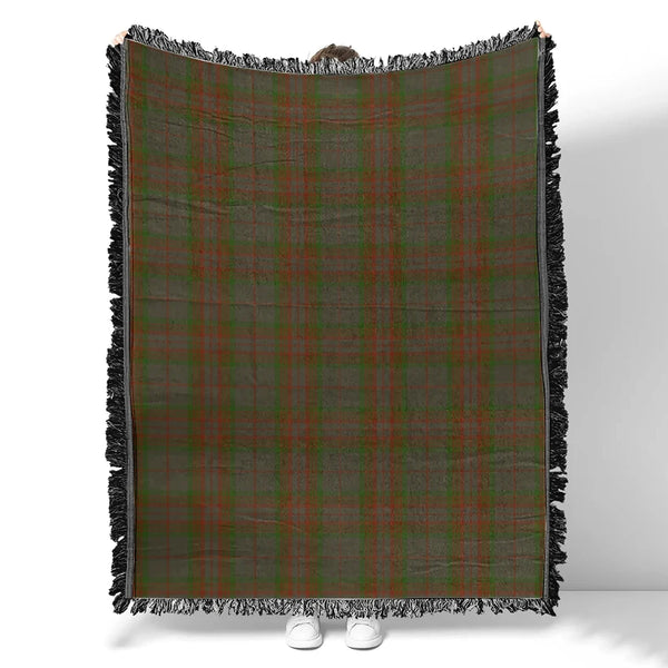 Gray Tartan Classic Woven Blanket