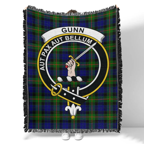 Gunn Modern Tartan Classic Crest Woven Blanket