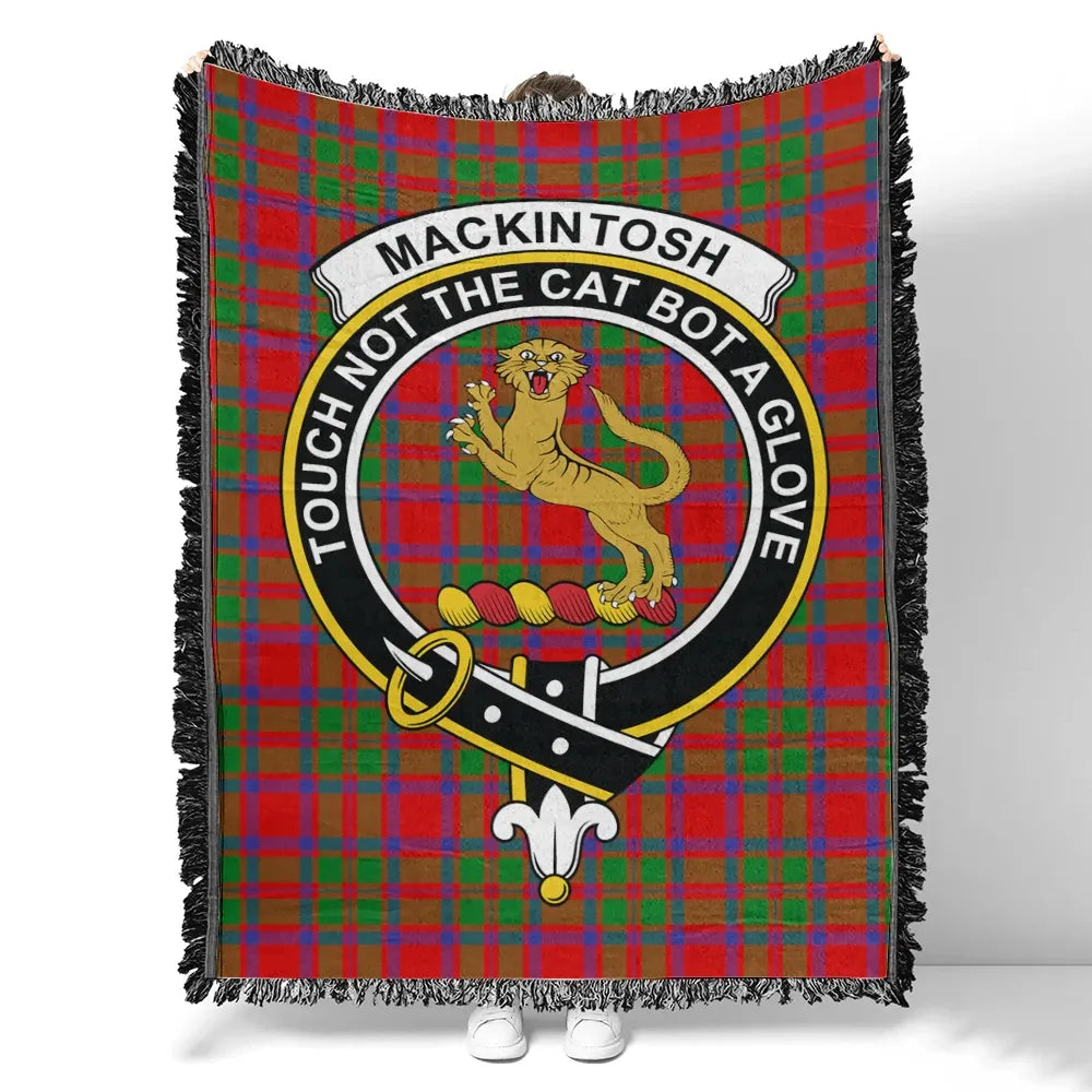 MacKintosh Modern Tartan Classic Crest Woven Blanket