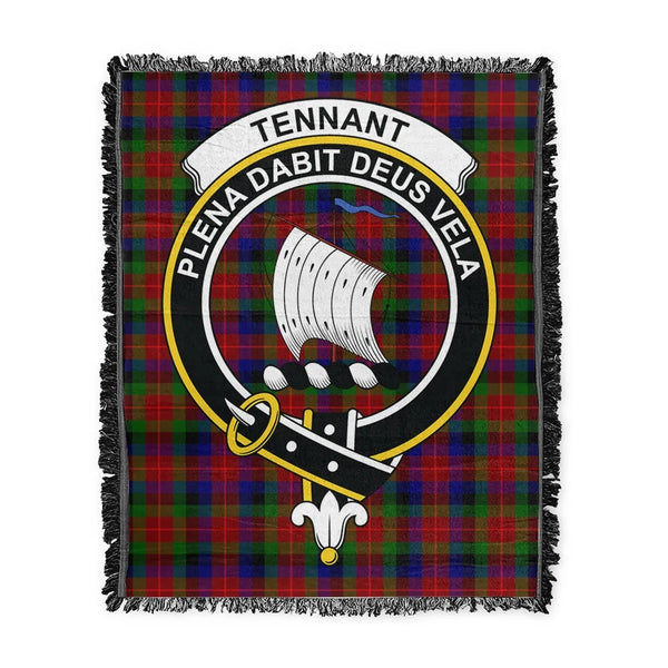 Tennant Tartan Classic Crest Woven Blanket