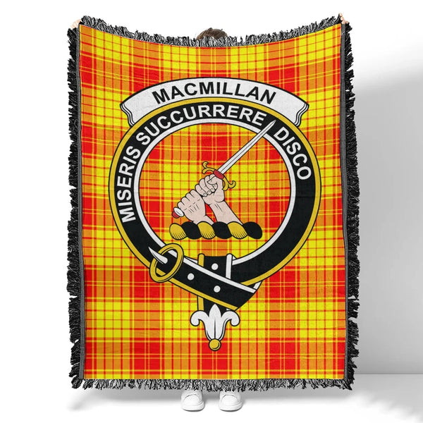 MacMillan Clan Tartan Classic Crest Woven Blanket