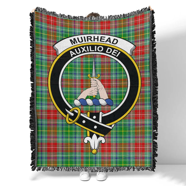 Muirhead Tartan Classic Crest Woven Blanket