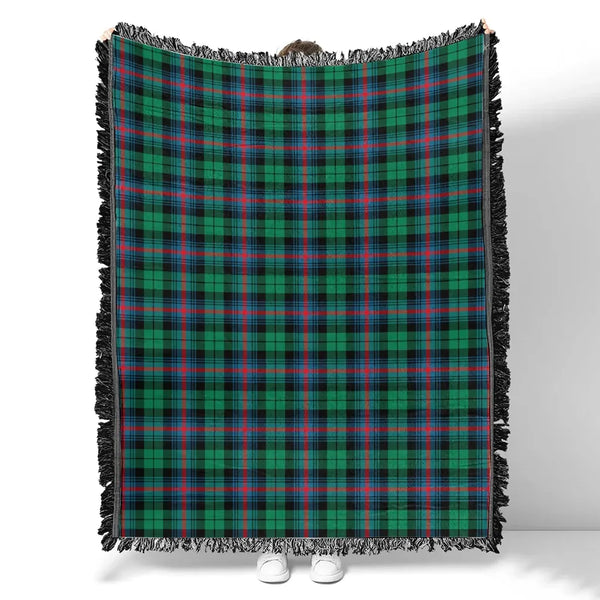 Urquhart Broad Red Ancient Tartan Classic Woven Blanket