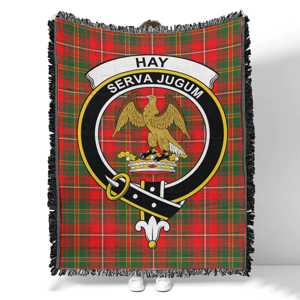 Hay Modern Tartan Classic Crest Woven Blanket