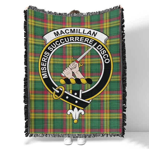 MacMillan Old Ancient Tartan Classic Crest Woven Blanket