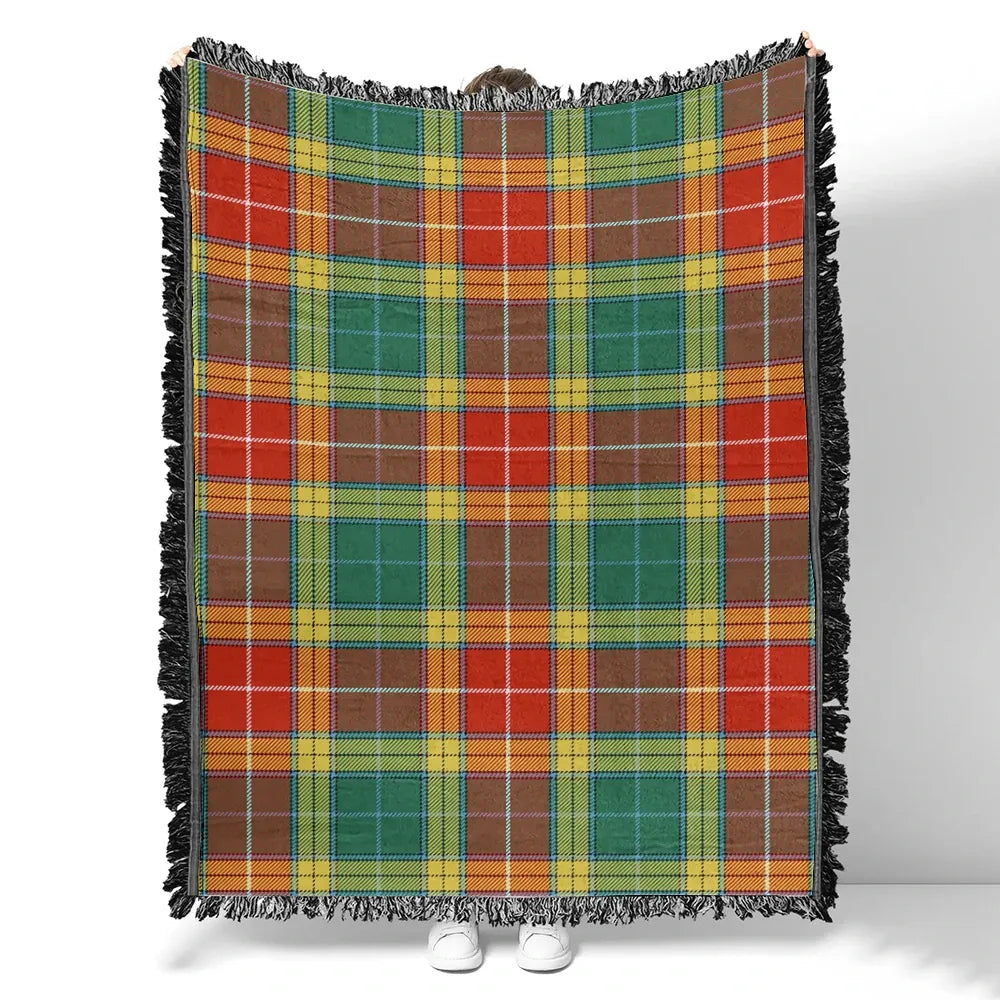 Buchanan Old Set Weathered Tartan Classic Woven Blanket