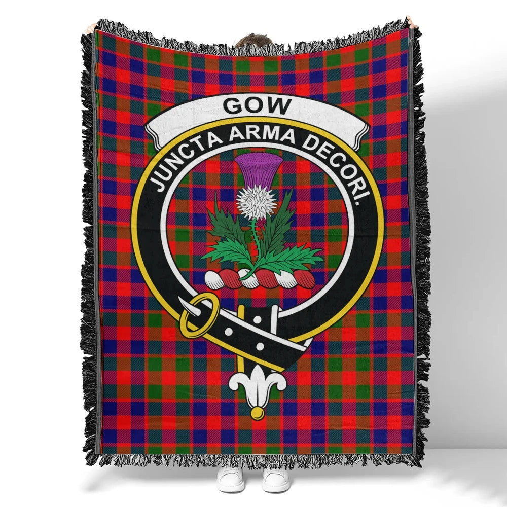 Gow Modern Tartan Classic Crest Woven Blanket