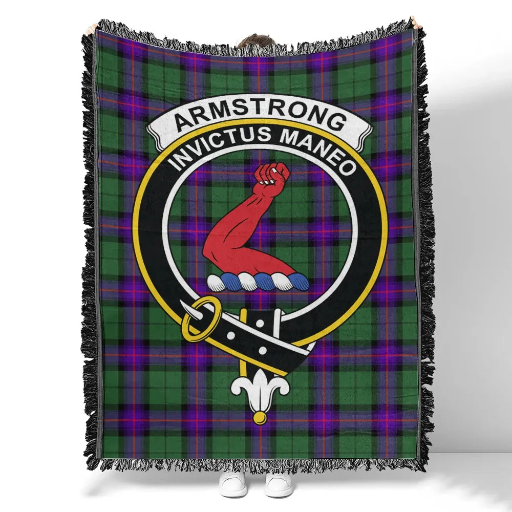 Armstrong Modern Tartan Classic Crest Woven Blanket