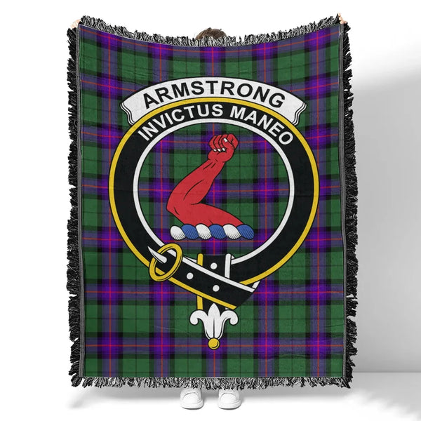 Armstrong Modern Tartan Classic Crest Woven Blanket