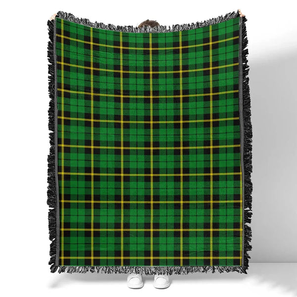 Wallace Hunting Green Tartan Classic Woven Blanket