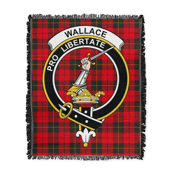 Wallace Weathered Tartan Classic Crest Woven Blanket