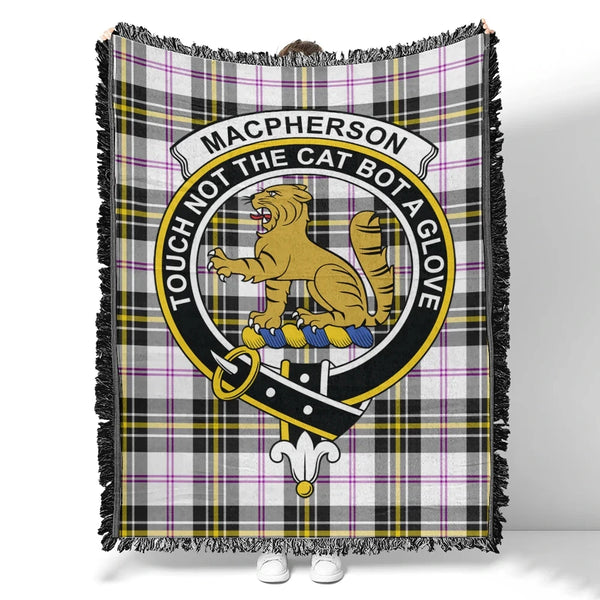 MacPherson Dress Modern Tartan Classic Crest Woven Blanket