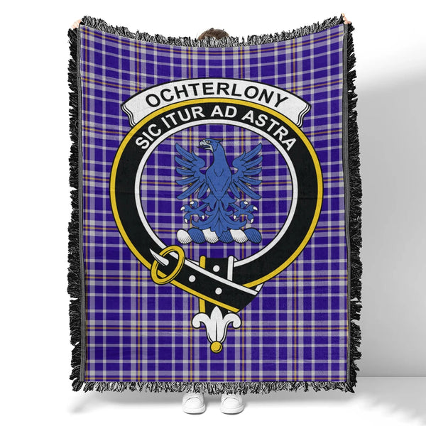 Ochterlony Tartan Classic Crest Woven Blanket