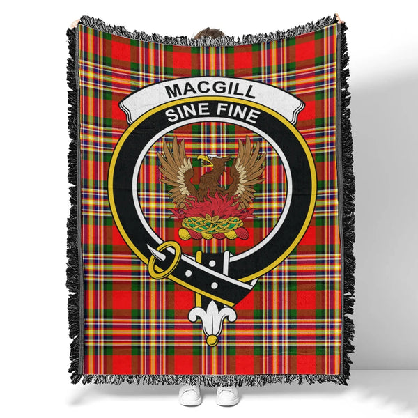 MacGill Modern Tartan Classic Crest Woven Blanket