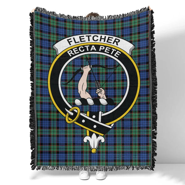 Fletcher Ancient Tartan Classic Crest Woven Blanket