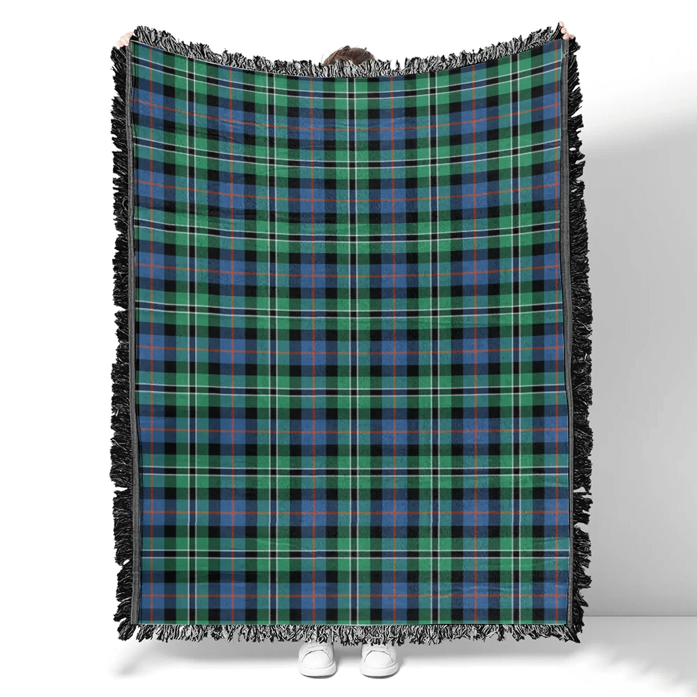 Rose Hunting Ancient Tartan Classic Woven Blanket