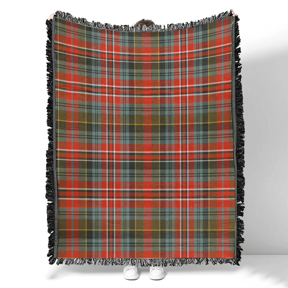 MacPherson Weathered Tartan Classic Woven Blanket