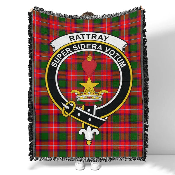 Rattray Modern Tartan Classic Crest Woven Blanket