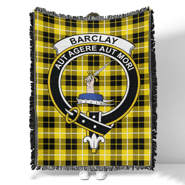 Barclay Dress Modern Tartan Classic Crest Woven Blanket