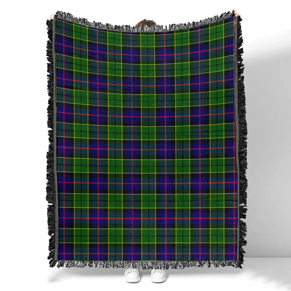 Forsyth Modern Tartan Classic Woven Blanket