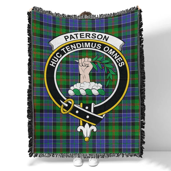 Paterson Tartan Classic Crest Woven Blanket