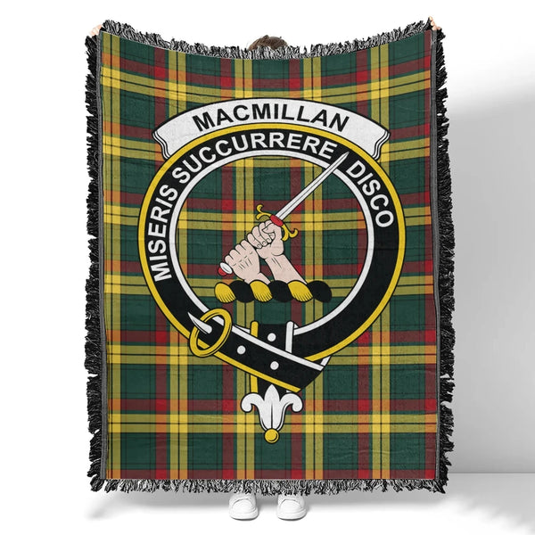 MacMillan Old Modern Tartan Classic Crest Woven Blanket