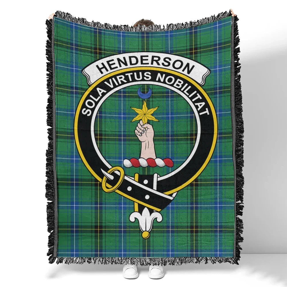 Henderson Ancient Tartan Classic Crest Woven Blanket