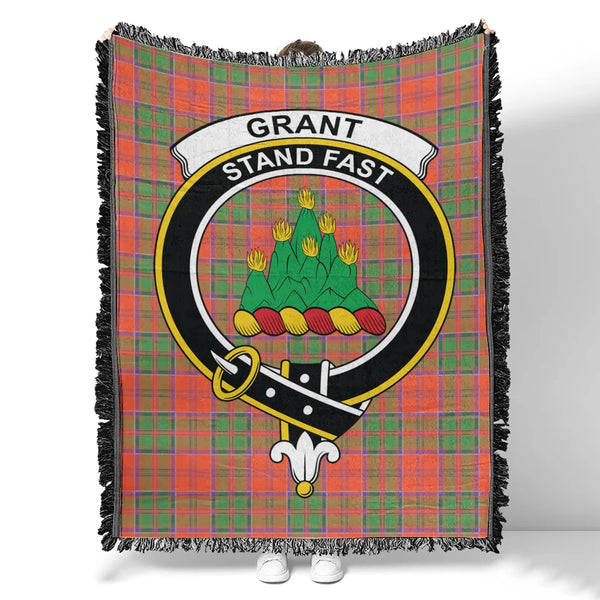 Grant Ancient Tartan Classic Crest Woven Blanket