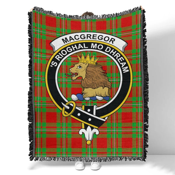 MacGregor Modern Tartan Classic Crest Woven Blanket