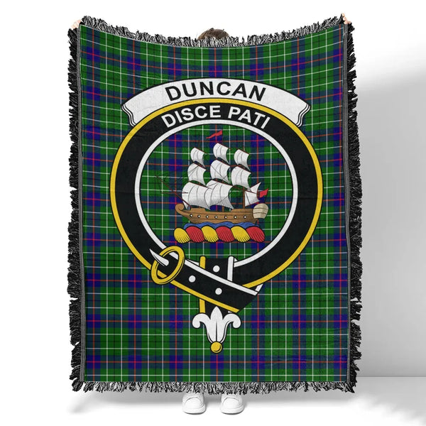 Duncan Modern Tartan Classic Crest Woven Blanket