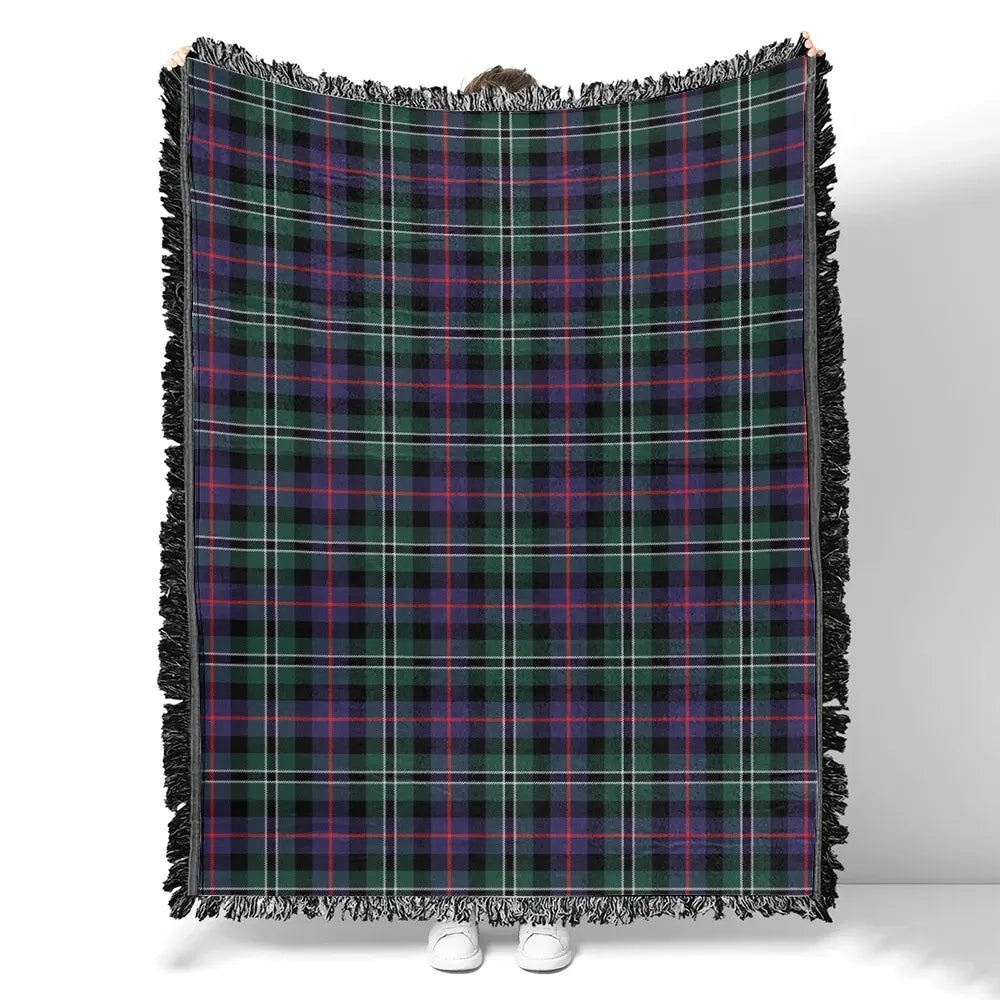 Rose Hunting Modern Tartan Classic Woven Blanket