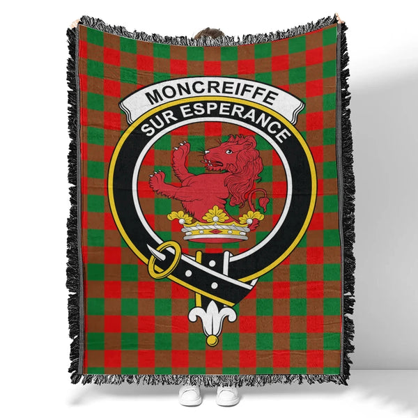 Moncrieffe Tartan Classic Crest Woven Blanket