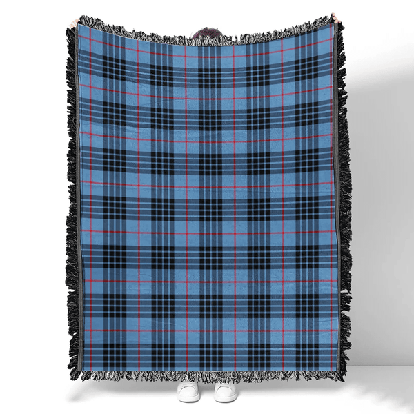 MacKay Blue Tartan Classic Woven Blanket