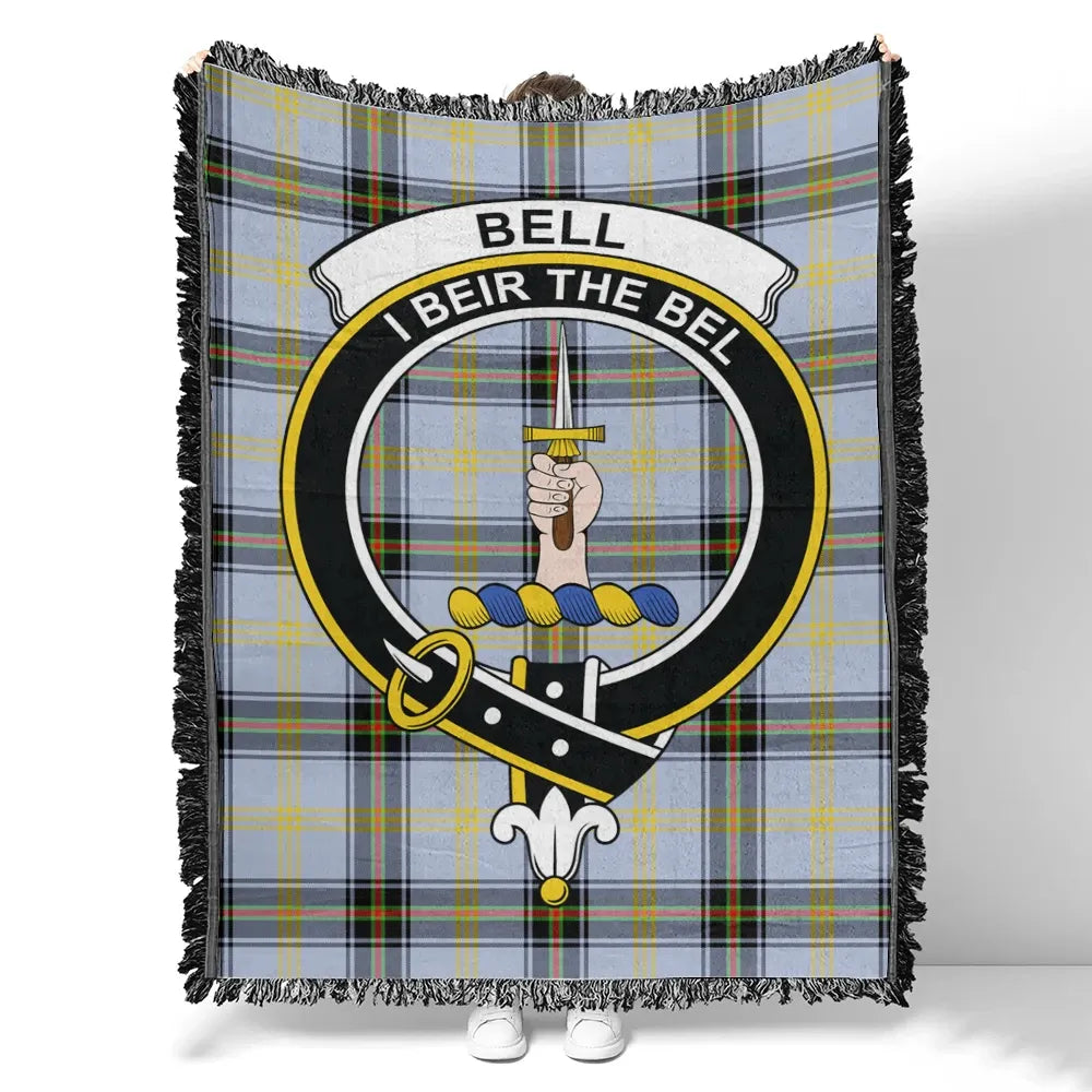 Bell of the Borders Tartan Classic Crest Woven Blanket