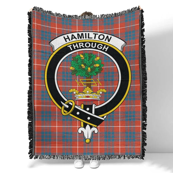 Hamilton Ancient Tartan Classic Crest Woven Blanket