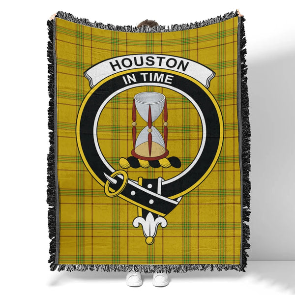 Houston Tartan Classic Crest Woven Blanket