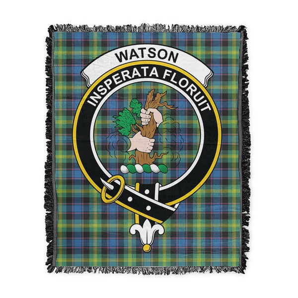 Watson Ancient Tartan Classic Crest Woven Blanket