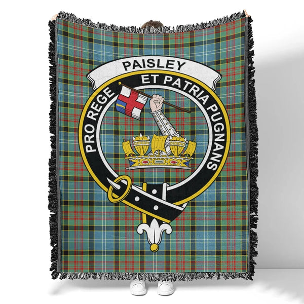 Paisley District Tartan Classic Crest Woven Blanket