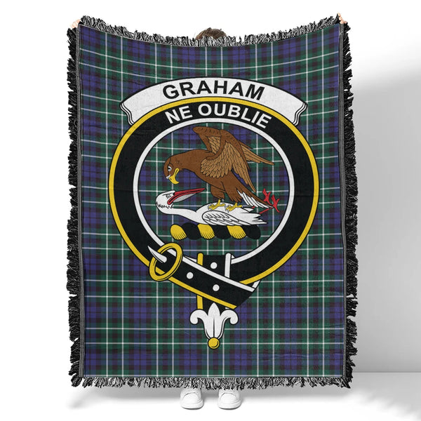 Graham of Montrose Modern Tartan Classic Crest Woven Blanket