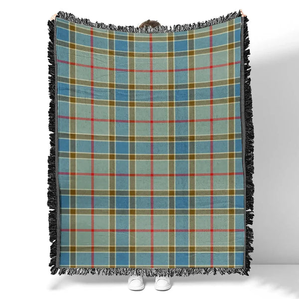 Balfour Blue Tartan Classic Woven Blanket