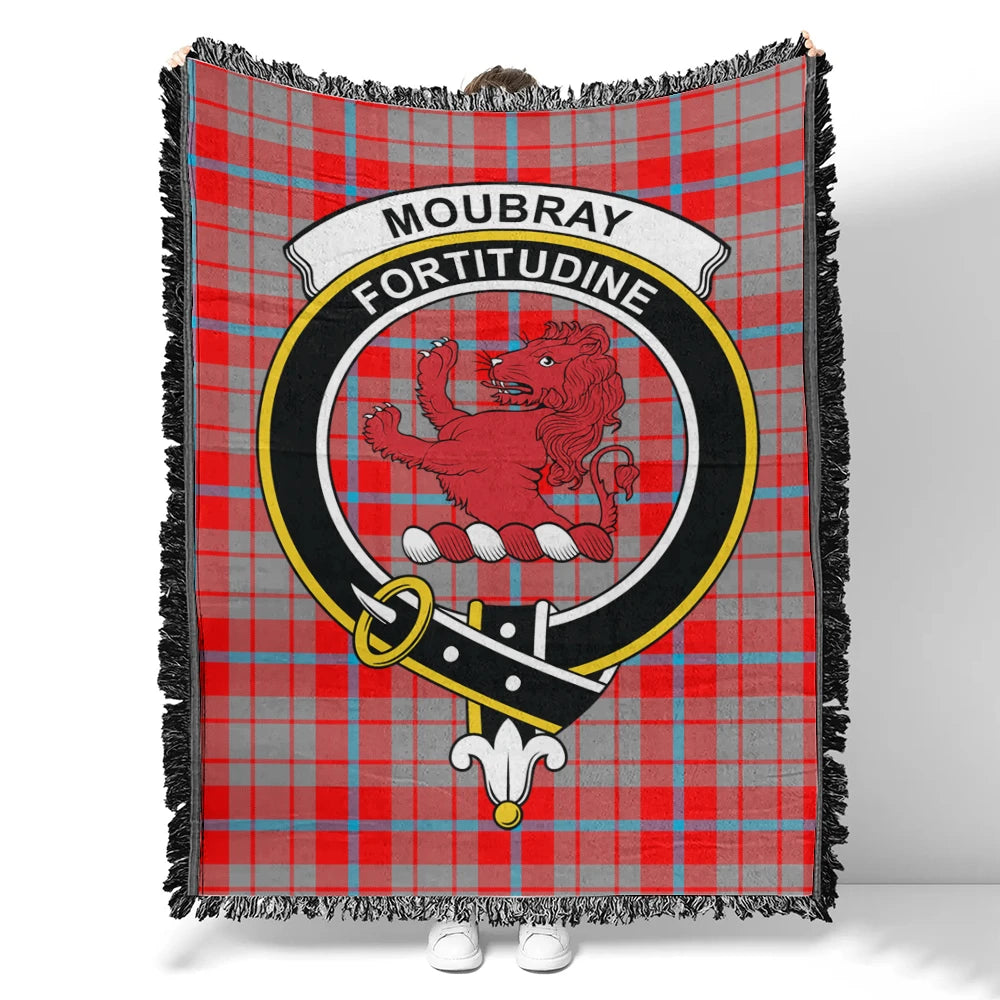 Moubray Tartan Classic Crest Woven Blanket