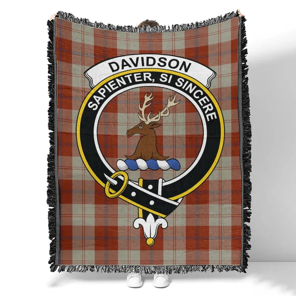 Davidson Dress Dancers Tartan Classic Crest Woven Blanket