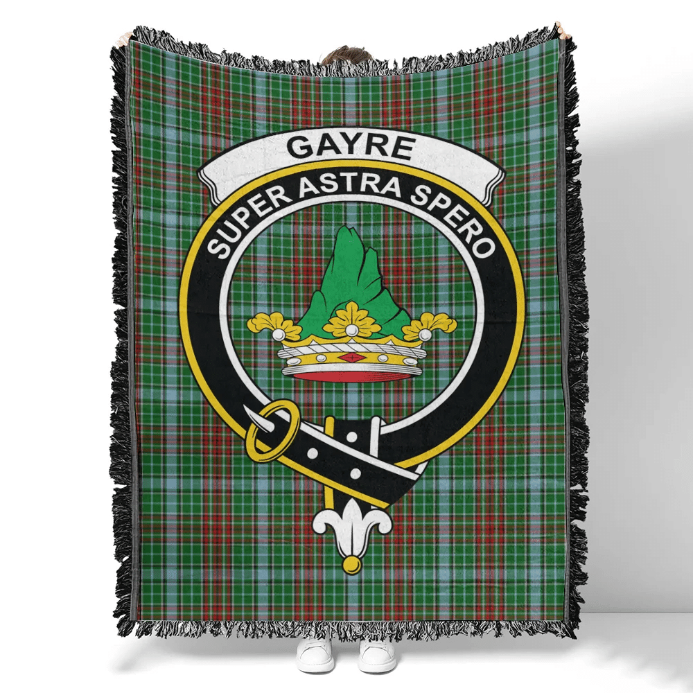 Gayre Tartan Classic Crest Woven Blanket