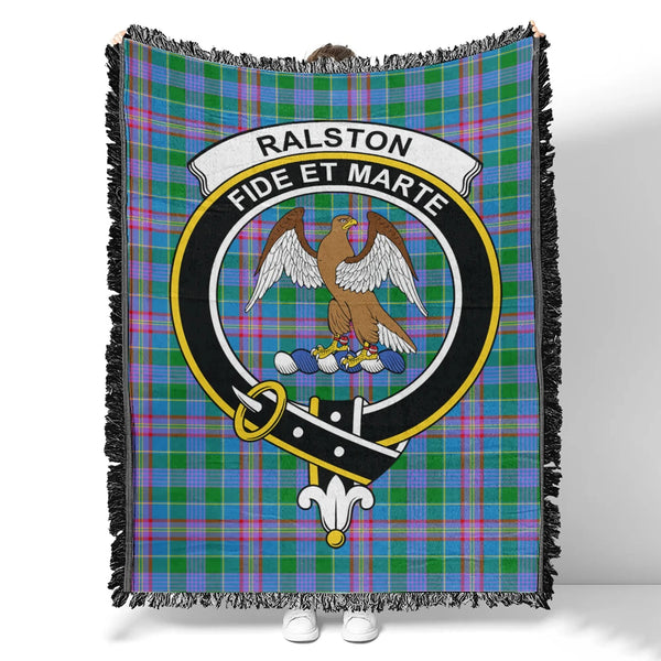 Ralston Tartan Classic Crest Woven Blanket