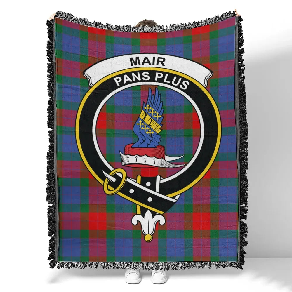 Mar Tartan Classic Crest Woven Blanket