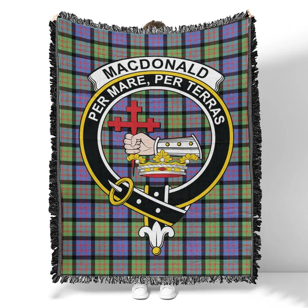 MacDonald Ancient Tartan Classic Crest Woven Blanket